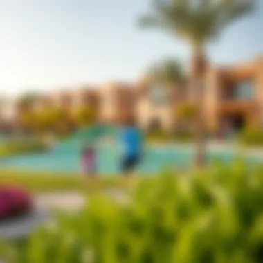 Vibrant Community Park in Mira Oasis Community park in Mira Oasis with families enjoying outdoor activities