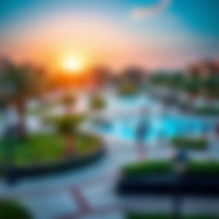 Vibrant lifestyle amenities, including parks and recreational areas in Nakheel District One West