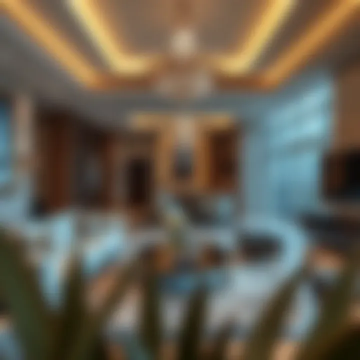 Luxurious interiors of a high-end property in Novo Dubai