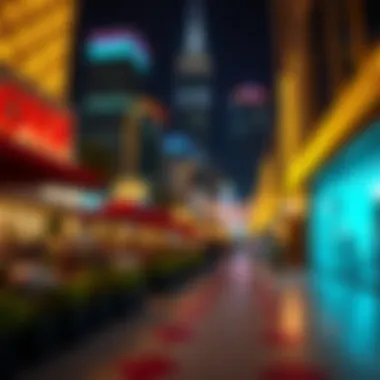 Vibrant nightlife scene in Novo Dubai