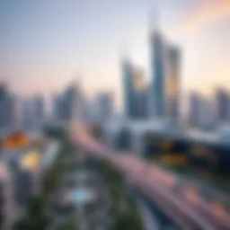 A panoramic view of Novo Dubai showcasing modern architecture