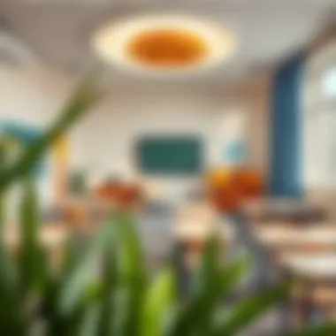 Innovative Classroom Layout in a Dubai Nursery An overview of a nursery classroom layout