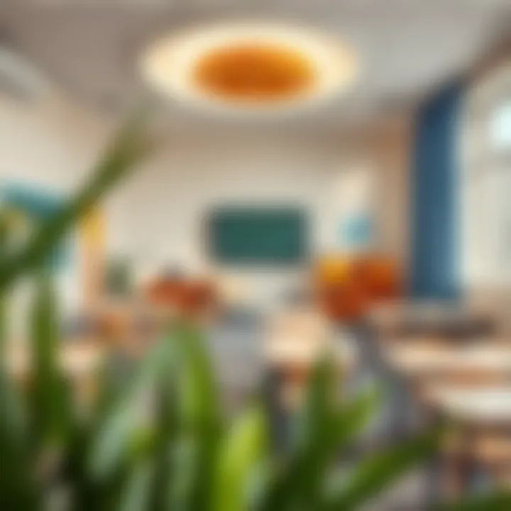 Innovative Classroom Layout in a Dubai Nursery An overview of a nursery classroom layout