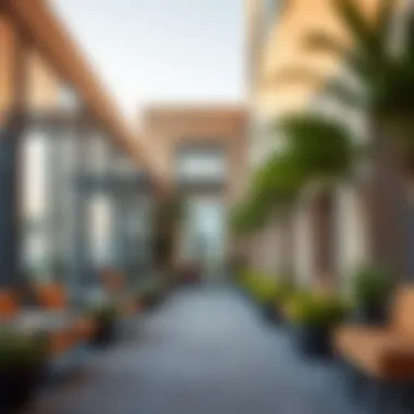 Local amenities surrounding Office 410 in Al-Nahda 2