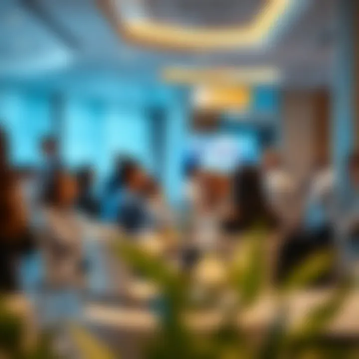 Engaging Networking Opportunities Networking event showcasing remote job opportunities