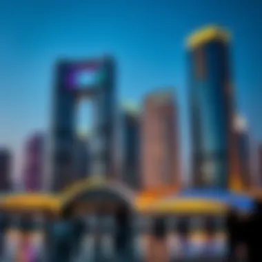 Luxury skyline of Dubai showcasing modern architecture