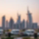 Stunning skyline of Dubai showcasing modern architecture