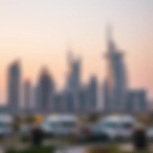 Stunning skyline of Dubai showcasing modern architecture