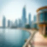 Modern Architecture of Reem Island Stunning skyline of Reem Island showcasing modern architecture