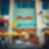 Vibrant Shop Front in Al Qusais A vibrant shop front in Al Qusais showcasing local businesses