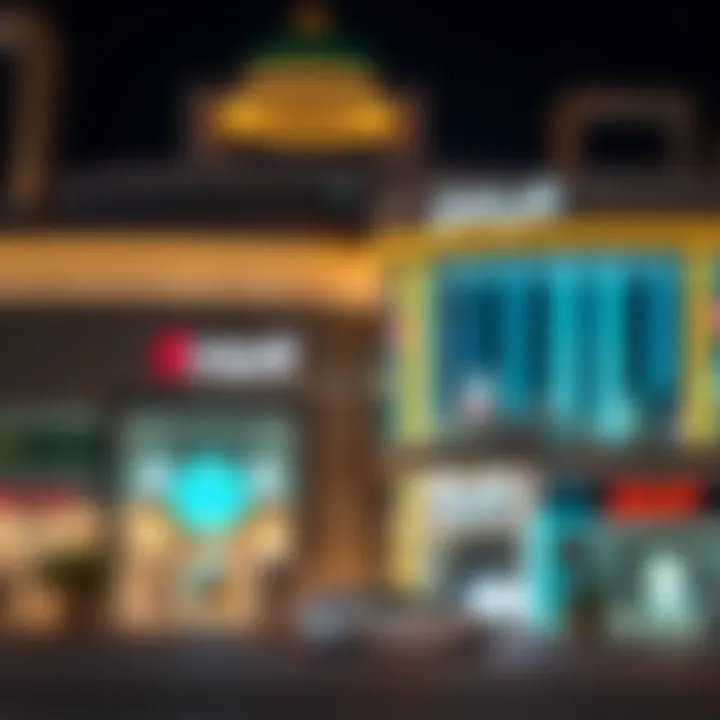 Key Locations for Shop Rentals A map highlighting key locations for shop rentals in Al Qusais