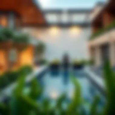 Innovative Terrace Designs in Dubai Modern terrace design integrating nature and architecture