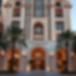 Exterior view of the Al Dalal Building showcasing its architectural design