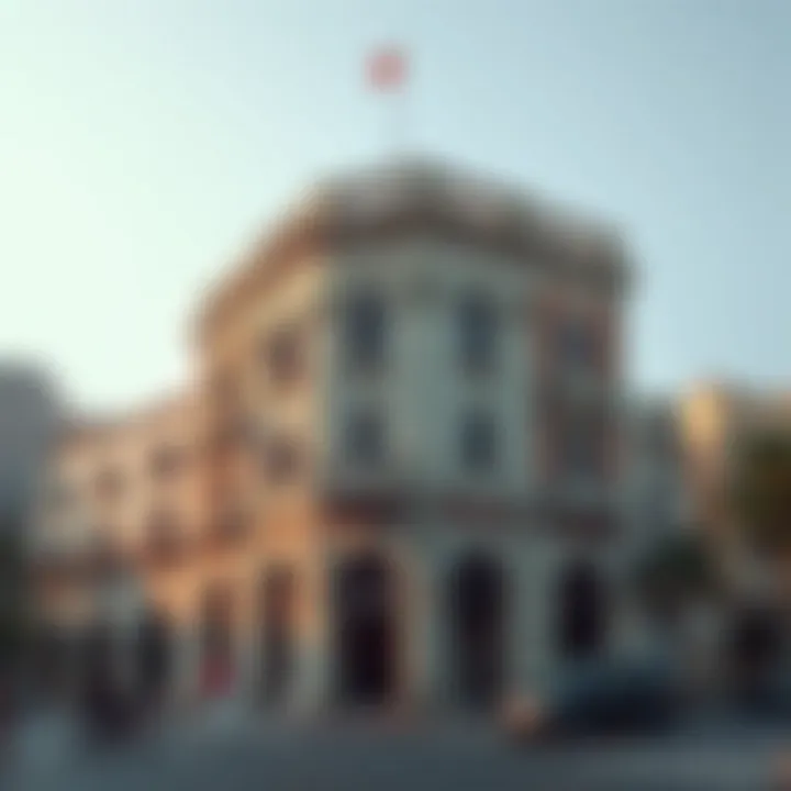 Historical Significance of Al Dalal Building Historical perspective of the Al Dalal Building with timeline graphics
