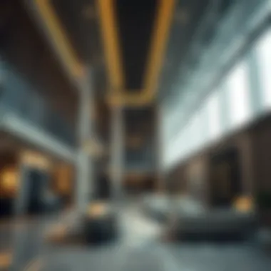 Interior Features of Al Dalal Building Interior layout highlighting modern features of the Al Dalal Building