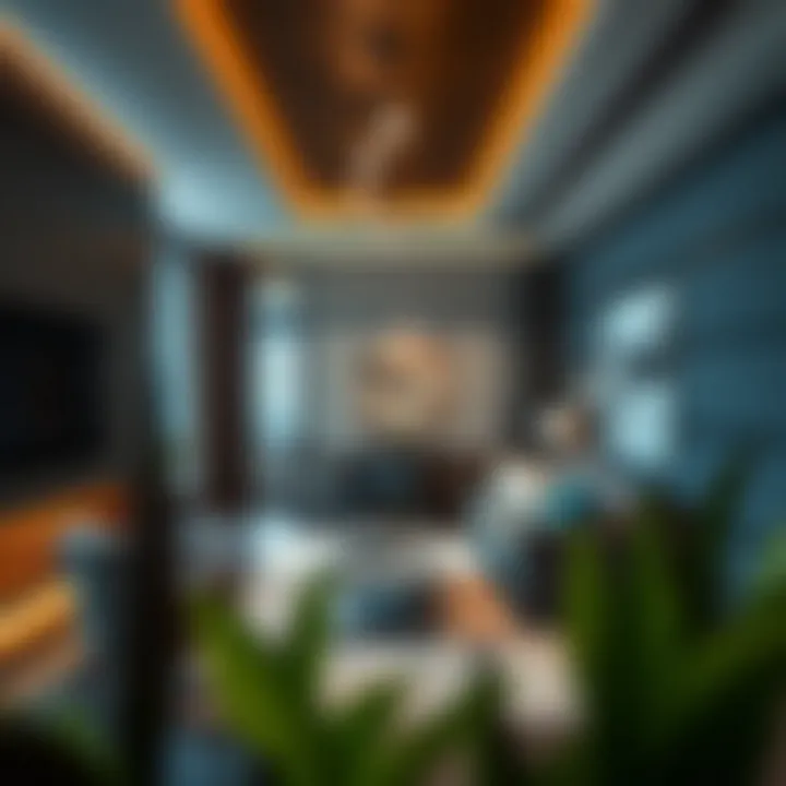 Stylish interior of a residential unit in Masaar Sequoia highlighting modern design