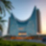 Stunning exterior view of the V Building showcasing modern architecture