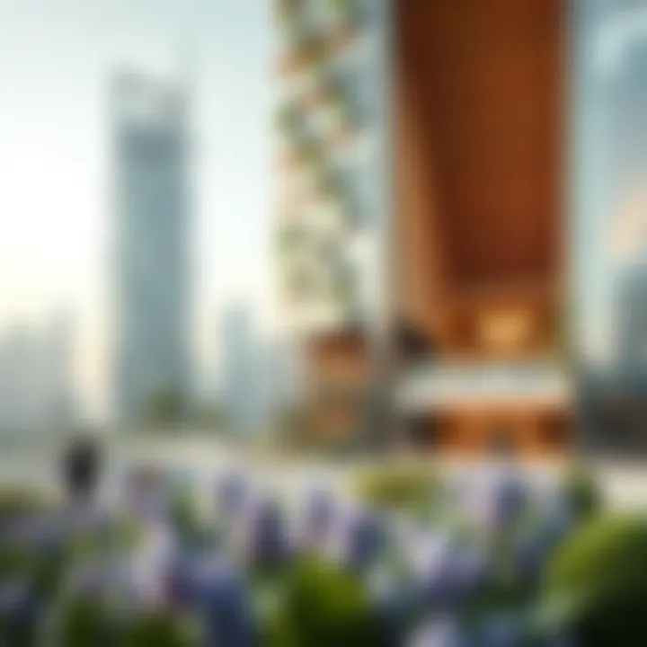 Sustainable features of the V Building emphasizing eco-friendly design