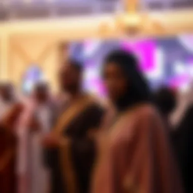 Modern Emirati Fashion: Tradition Meets Innovation Contemporary interpretations of traditional Emirati clothing at a fashion show