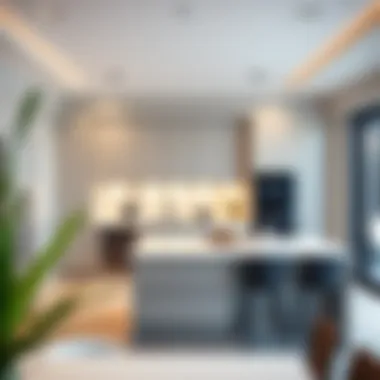 Sleek and Functional Kitchen Modern kitchen design in a villa