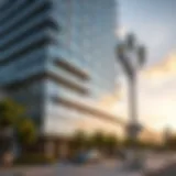 Architectural Marvel of Glitz by Danube Stunning exterior view of Glitz by Danube showcasing modern architecture