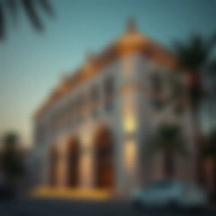 Historical context of the Al Maktoum Building and its impact on the surrounding area