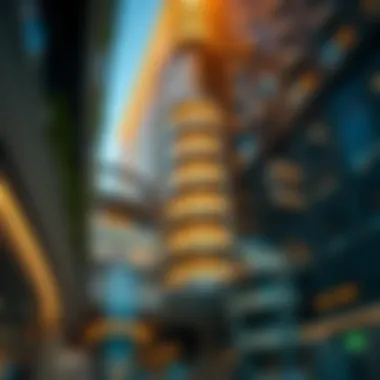 Architectural Features of Icon Tower Tecom Detailed architectural design of Icon Tower Tecom