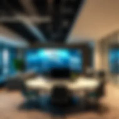 Innovative Coworking Space at Jetset Business Center High-tech coworking area within Jetset Business Center