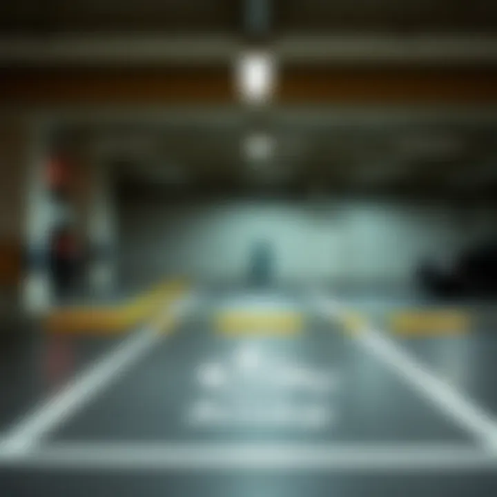 Accessible parking space designed for ease of access