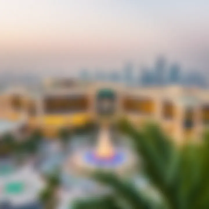 Panoramic view of the mall's impact on Dubai's skyline