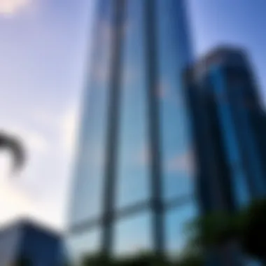 Intricate Facade of MBK Tower The intricate facade design of MBK Tower reflecting modern architectural trends