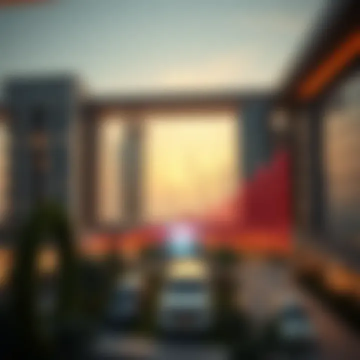 Graph depicting current trends in the Dubai real estate market