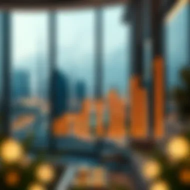 Chart showing real estate market trends in Dubai