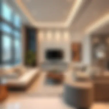 Modern Living Space in Resivation Al Furjan Interior design of a modern apartment in Resivation Al Furjan