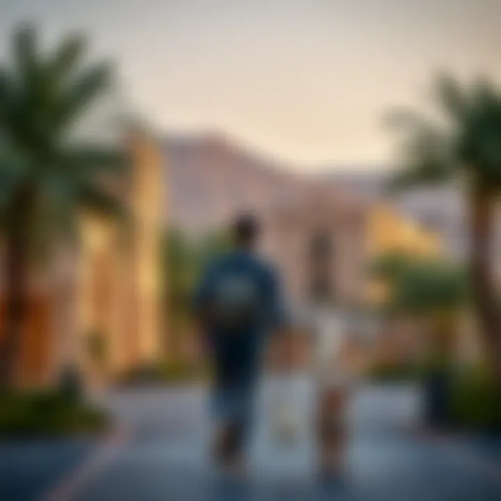 Exploring the Surroundings of Resivation Al Furjan Surrounding area of Resivation Al Furjan highlighting nearby attractions