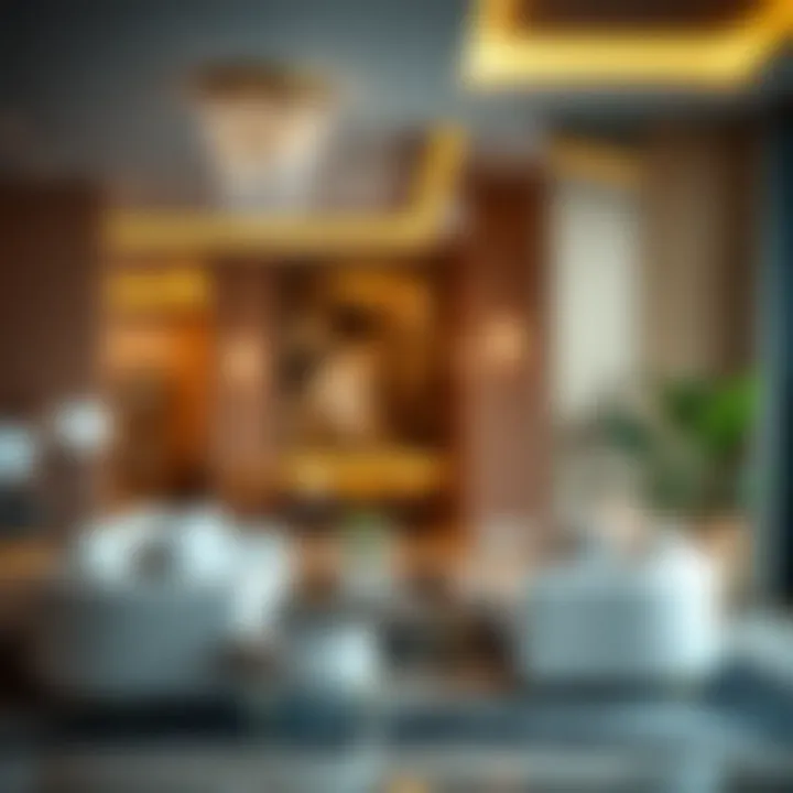 Luxurious interior design elements found in The 8 Palm Jumeirah residences