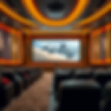 Cutting-edge cinema technology showcasing a film