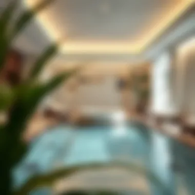 Tranquil spa environment in a commercial property