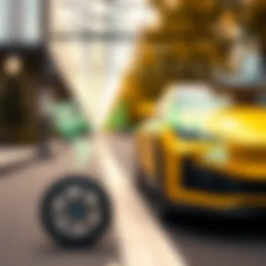 Infographic showing electric vehicle market trends