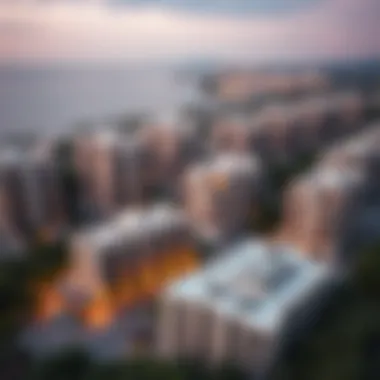 Aerial view of real estate projects in Eastern Crimea illustrating investment opportunities