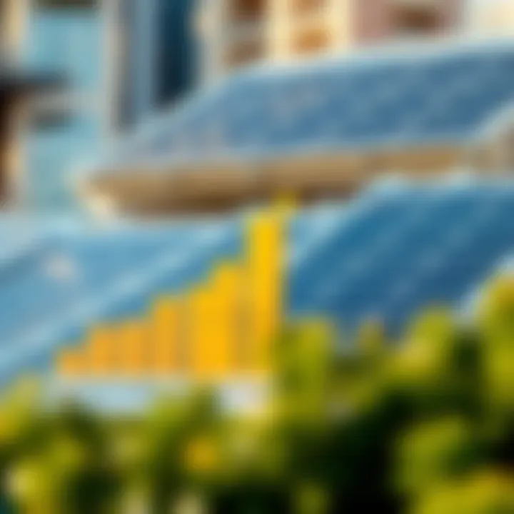 Financial Benefits of Solar Power Graph showing long-term savings from solar energy