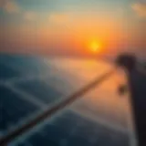 Solar panels on a Dubai rooftop