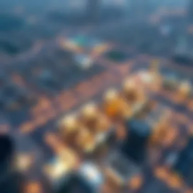 Dubai's Fuel Distribution Infrastructure Aerial view of Dubai's fuel distribution infrastructure