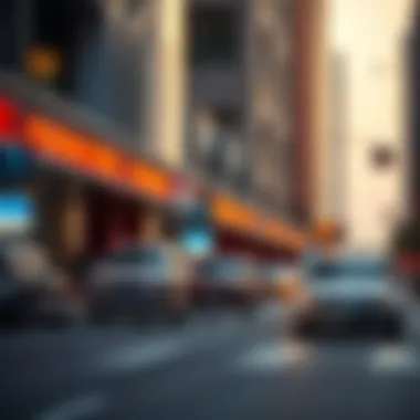 Graph illustrating the impact of parking fees on urban mobility