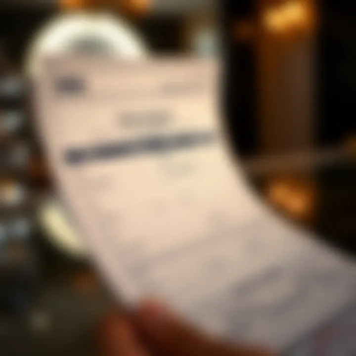 Applying for Visa Renewal Close-up of official renewal application form