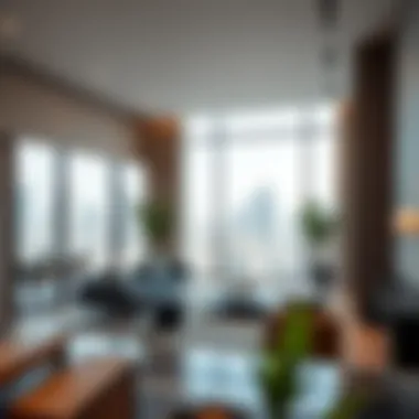 Luxurious Urban Living Space in Dubai Luxurious urban living space in Dubai showcasing modern design