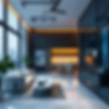 Smart home technology enhancing urban household management