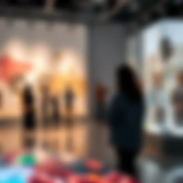 Visitors engaging with interactive exhibits at Warehouse421