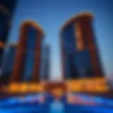 Stunning architectural view of West Bay Tower