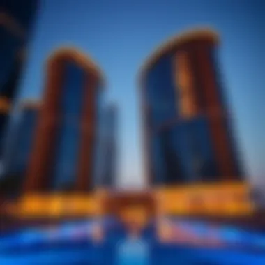 Architectural Excellence of West Bay Tower Stunning architectural view of West Bay Tower